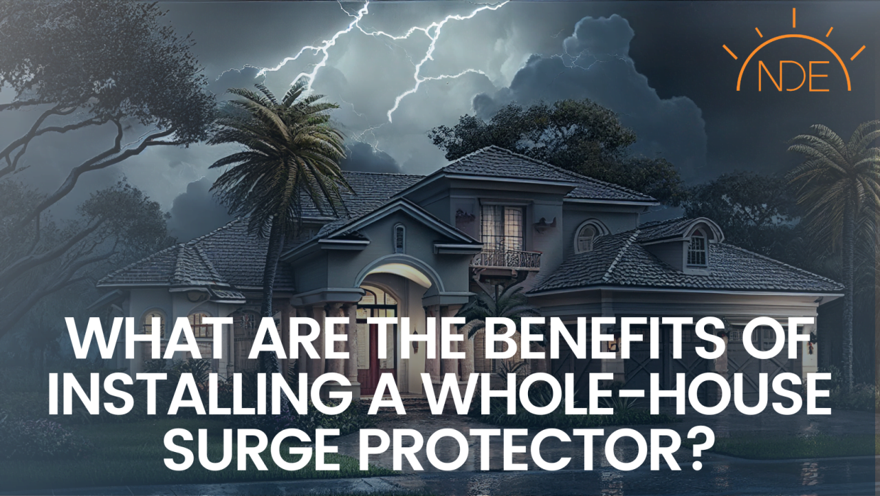 What are the benefits of installing a wholehouse surge protector