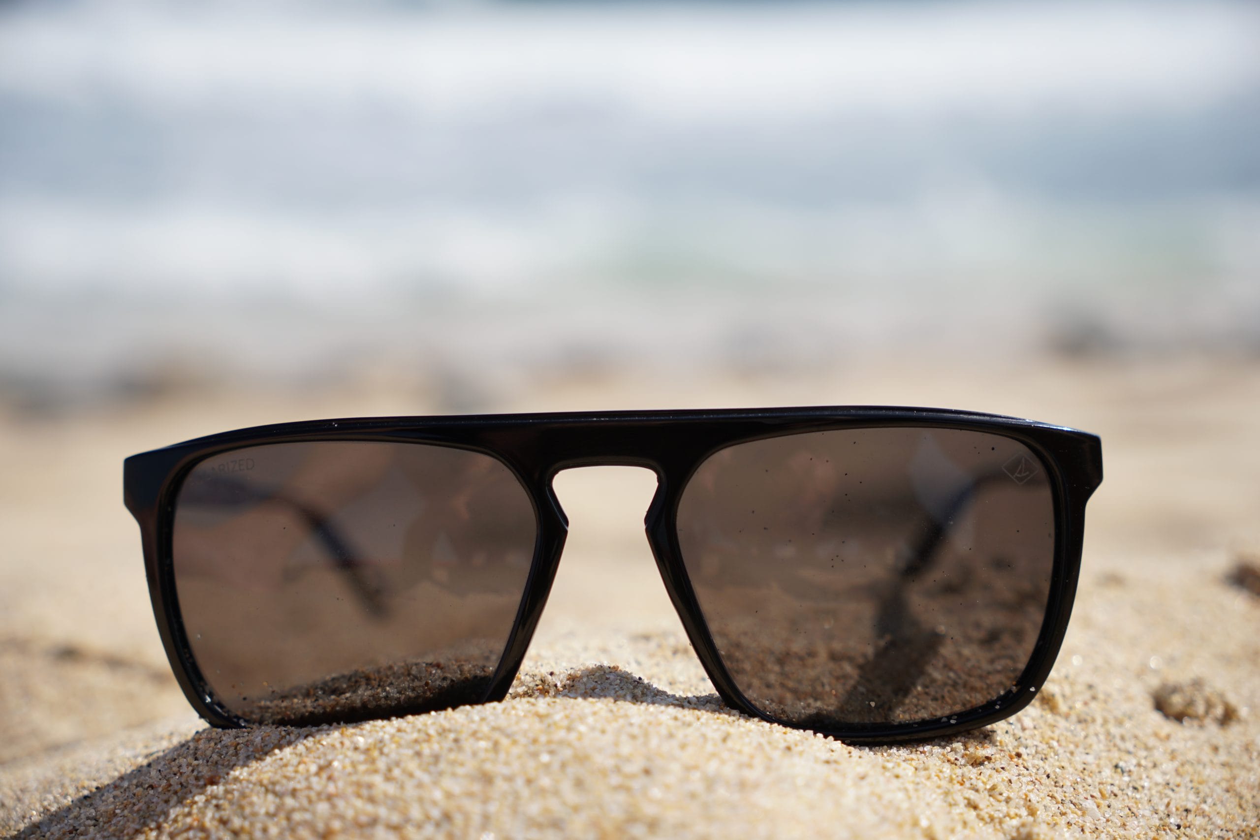 Electrician's sunglasses on the beach near Lakewood Ranch Florida